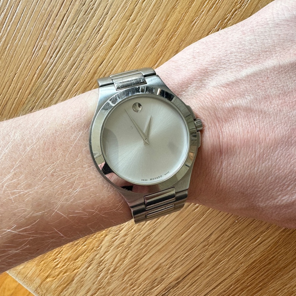 Movado Silver Men's Watch